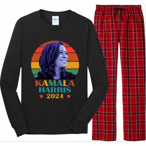 Kamala Harris 2024 Vote President Kamala Election 2024 Long Sleeve Pajama Set