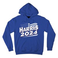 Kamala Harris 2024 For President I Am Speaking Vintage Flag Gift Hoodie