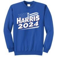 Kamala Harris 2024 For President I Am Speaking Vintage Flag Gift Tall Sweatshirt