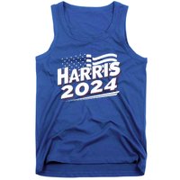 Kamala Harris 2024 For President I Am Speaking Vintage Flag Gift Tank Top