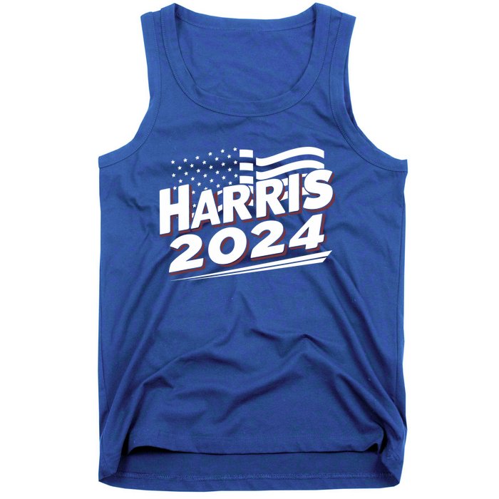 Kamala Harris 2024 For President I Am Speaking Vintage Flag Gift Tank Top