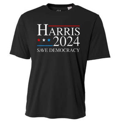 Kamala Harris 2024 Save Democratic Election Campaign Us Flag Cooling Performance Crew T-Shirt