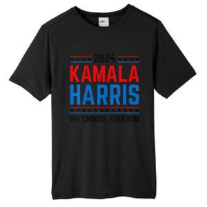 Kamala Harris 2024 We Choose Freedom Election Vote Democrat Tall Fusion ChromaSoft Performance T-Shirt