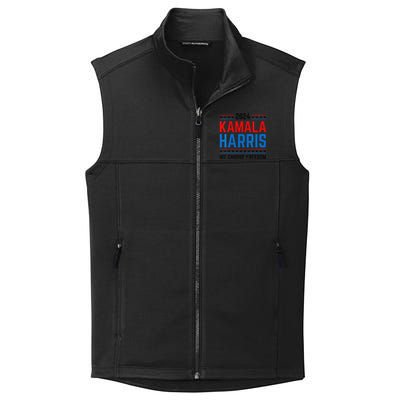 Kamala Harris 2024 We Choose Freedom Election Vote Democrat Collective Smooth Fleece Vest