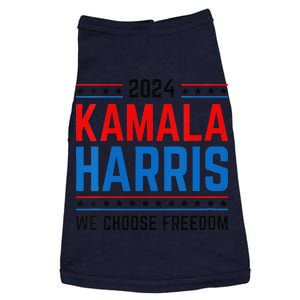 Kamala Harris 2024 We Choose Freedom Election Vote Democrat Doggie Tank