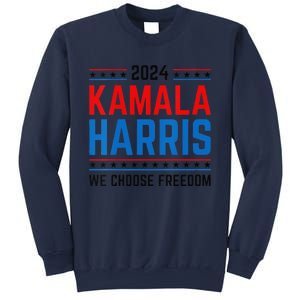 Kamala Harris 2024 We Choose Freedom Election Vote Democrat Sweatshirt