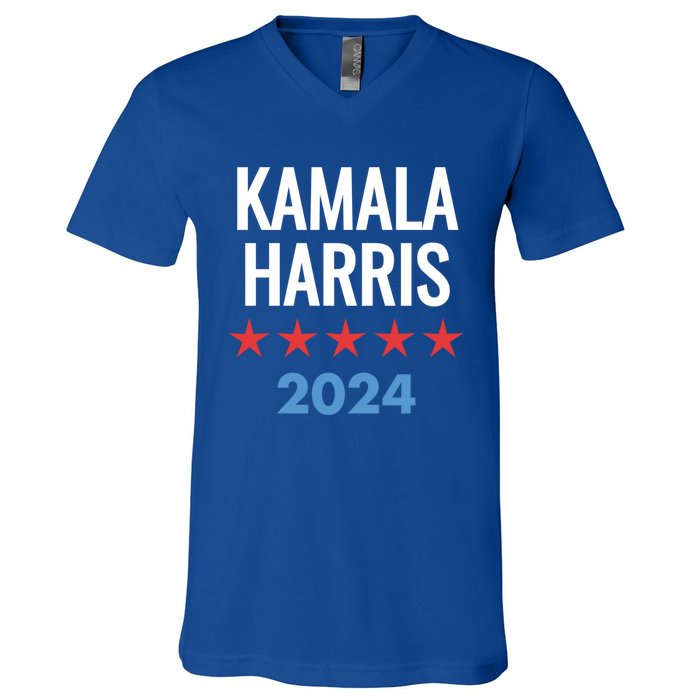 Kamala Harris 2024 For President Gift V-Neck T-Shirt