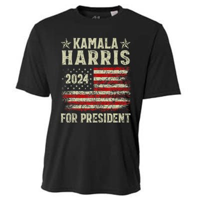 Kamala Harris 2024 For President Election Campaign Cooling Performance Crew T-Shirt