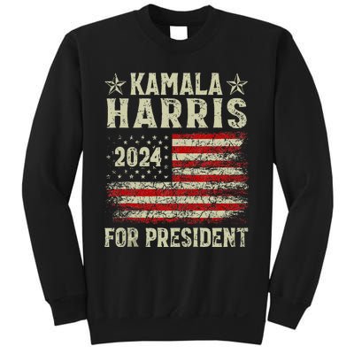 Kamala Harris 2024 For President Election Campaign Sweatshirt