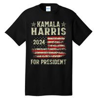 Kamala Harris 2024 For President Election Campaign Tall T-Shirt