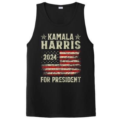 Kamala Harris 2024 For President Election Campaign PosiCharge Competitor Tank