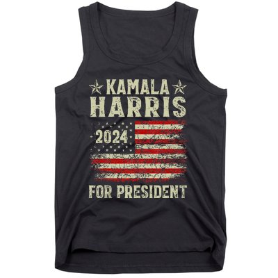 Kamala Harris 2024 For President Election Campaign Tank Top