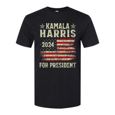 Kamala Harris 2024 For President Election Campaign Softstyle CVC T-Shirt