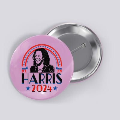 Kamala Harris 2024 Madam President Retro Vote Democrat Button