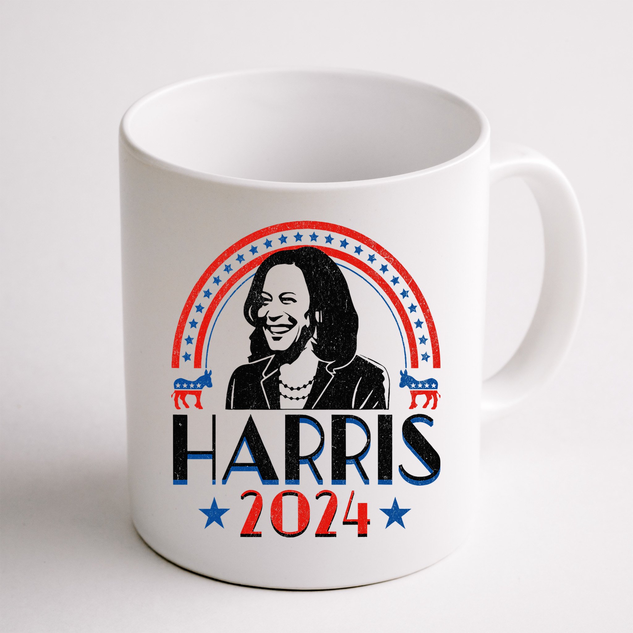 Kamala Harris 2024 Madam President Retro Vote Democrat Mug