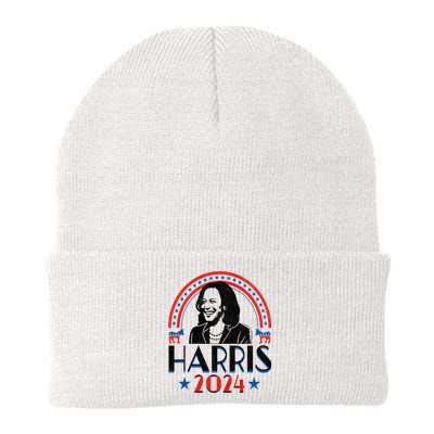 Kamala Harris 2024 Madam President Retro Vote Democrat Beanie