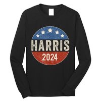 Kamala Harris 2024 For President Campaign Us Flag Long Sleeve Shirt