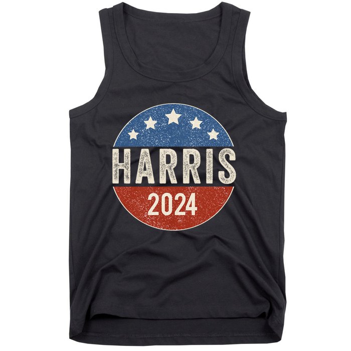 Kamala Harris 2024 For President Campaign Us Flag Tank Top