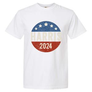 Kamala Harris 2024 For President Campaign Us Flag Garment-Dyed Heavyweight T-Shirt