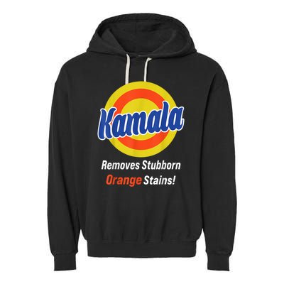 Kamala Harris 2024 Removes Stubborn Orange Stains Garment-Dyed Fleece Hoodie