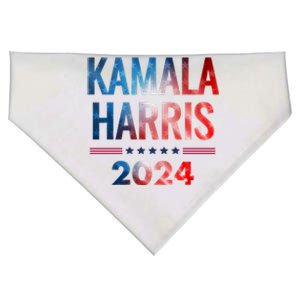 Kamala Harris 2024 For President Flag America USA-Made Doggie Bandana