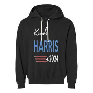 Kamala Harris 2024 For President Campaign Garment-Dyed Fleece Hoodie