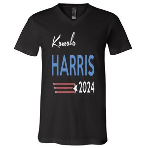 Kamala Harris 2024 For President Campaign V-Neck T-Shirt