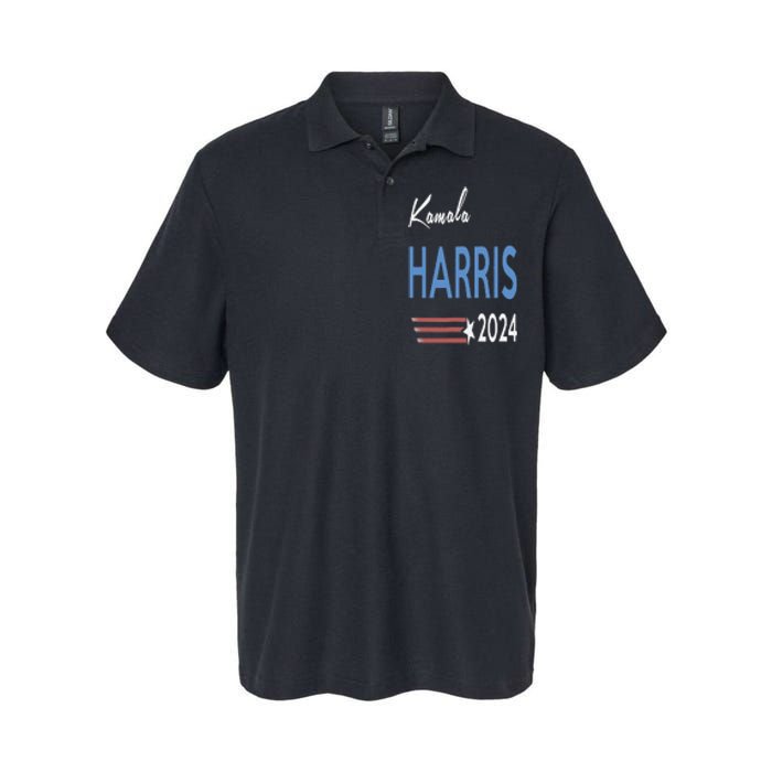 Kamala Harris 2024 For President Campaign Softstyle Adult Sport Polo