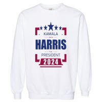 Kamala Harris 2024 For President Harris 2024 Garment-Dyed Sweatshirt