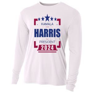 Kamala Harris 2024 For President Harris 2024 Cooling Performance Long Sleeve Crew