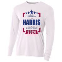 Kamala Harris 2024 For President Harris 2024 Cooling Performance Long Sleeve Crew