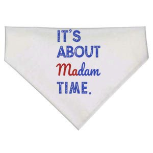 Kamala Harris 2024 ItS About Madam Time President Election USA-Made Doggie Bandana