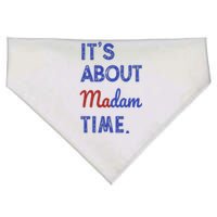 Kamala Harris 2024 ItS About Madam Time President Election USA-Made Doggie Bandana