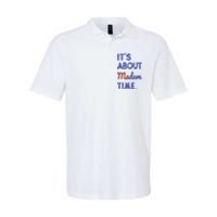 Kamala Harris 2024 ItS About Madam Time President Election Softstyle Adult Sport Polo