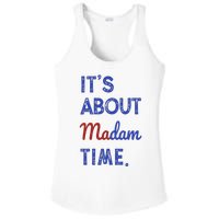 Kamala Harris 2024 ItS About Madam Time President Election Ladies PosiCharge Competitor Racerback Tank