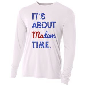 Kamala Harris 2024 ItS About Madam Time President Election Cooling Performance Long Sleeve Crew