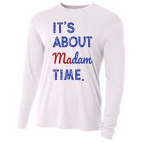 Kamala Harris 2024 ItS About Madam Time President Election Cooling Performance Long Sleeve Crew