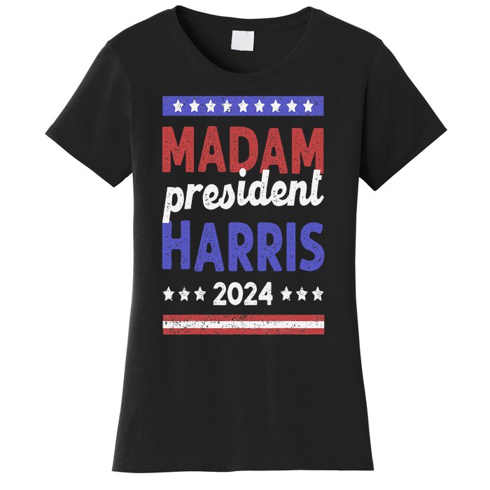 Kamala Harris 2024 Madam President IM Speaking Democrat Women's T-Shirt