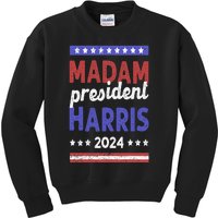 Kamala Harris 2024 Madam President IM Speaking Democrat Kids Sweatshirt