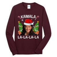 Kamala Harris 2024 Christmas Comma La Xmas Tall Long Sleeve T-Shirt