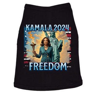 Kamala Harris 2024 Campaign For Freedom Lady Liberty Debate Doggie Tank