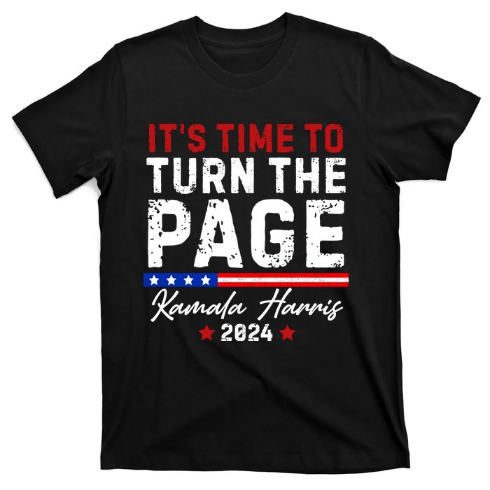 Kamala Harris 2024 ItS Time To Turn Page T-Shirt