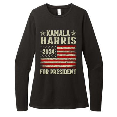 Kamala Harris 2024 For President Womens CVC Long Sleeve Shirt