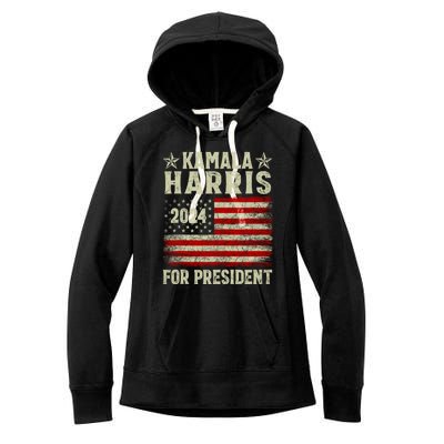 Kamala Harris 2024 For President Women's Fleece Hoodie