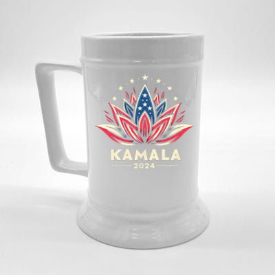 Kamala Harris 2024 Presidential Campaign American Lotus Blossom Beer Stein