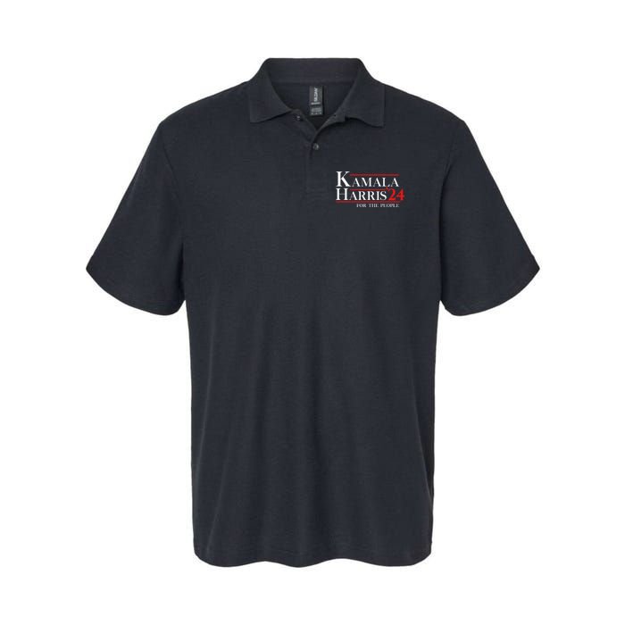 Kamala Harris 24 For The People Softstyle Adult Sport Polo