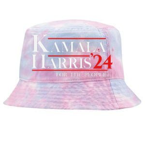 Kamala Harris 24 For The People Tie-Dyed Bucket Hat