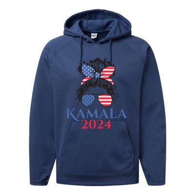 Kamala Harris 2024 Performance Fleece Hoodie