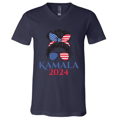 Kamala Harris 2024 V-Neck T-Shirt