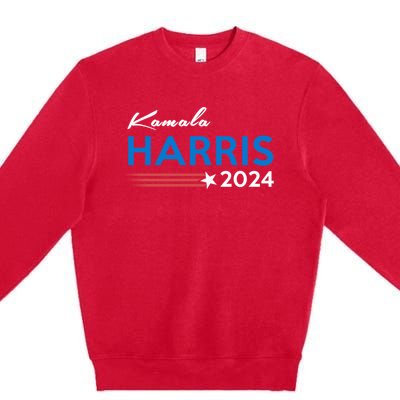 Kamala Harris 2024 For President Premium Crewneck Sweatshirt